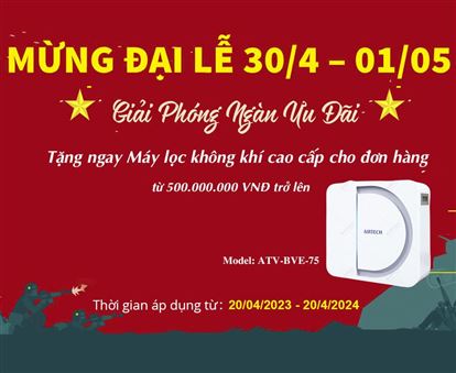 Mừng Đại lễ nhận quà 0 đồng tại Airtech Thế Long