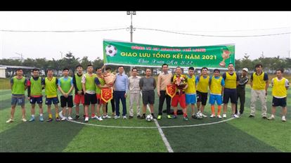 GIAO LƯU BÓNG ĐÁ TỔNG KẾT NĂM 2021 VÀ CHÀO XUÂN 2022 – CÔNG TY CP AIRTECH THẾ LONG