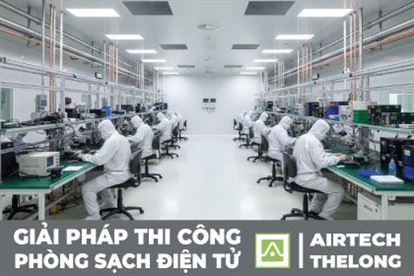 GIẢI PHÁP THI CÔNG PHÒNG SẠCH ĐIỆN TỬ: KIỂM SOÁT TĨNH ĐIỆN & HẠT BỤI ĐẠT CHUẨN ISO