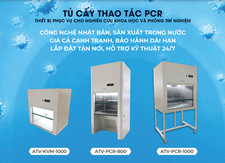 ứng dụng tủ thao tác PCR