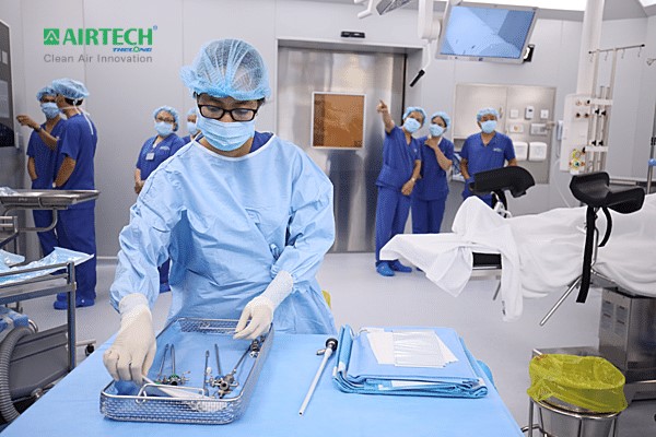 quy trình kiểm soát nhiễm khuẩn phòng mổ