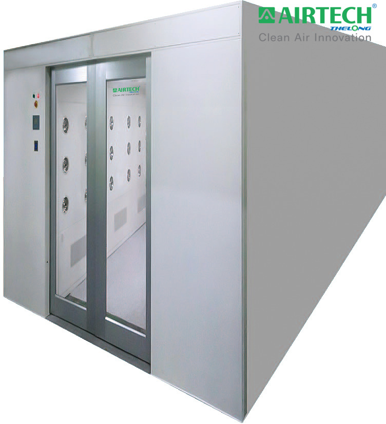 Airshower là thiết bị làm sạch vô cùng quan trọng. 
