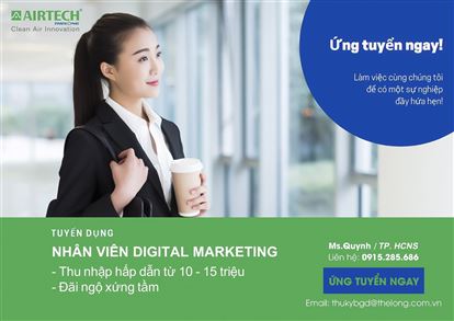 Tuyển dụng tháng 8 - Tuyển dụng Nhân viên Digital Marketing