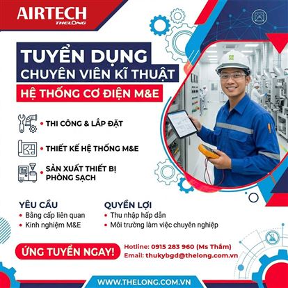 TUYỂN DỤNG KỸ SƯ DỰ ÁN (M&E - HVAC)