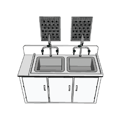 Bàn thí nghiệm chậu rửa