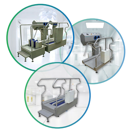 Máy làm sạch đế giày - ủng - găng tay