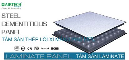 Tấm sàn thép lõi xi măng phủ HPL (Tấm sàn Laminate)